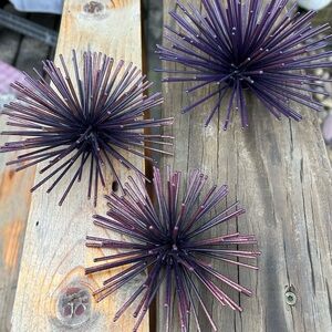 Purpleish- gold Decorative Spiky Decor
